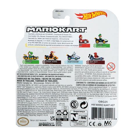Carro Hot Wheels Mario Kart Surtido