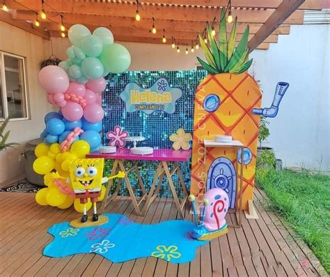 Bob Esponja en 2024 Bob esponja fiesta Bob esponja cumpleaños