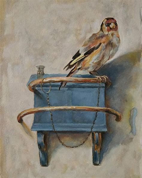 Картина маслом «Щегол» 25×35 | Andrew Pugach