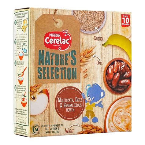 Purchase Nestle Cerelac Nature S Selection Cereal Multigrain Dates And Bananalicious 175g