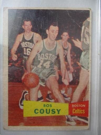 1957 Topps Bob Cousy #17 Basketball Card