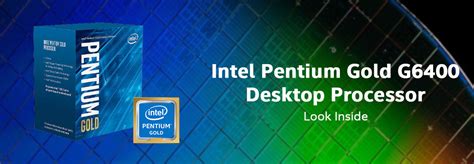 Intel Pentium Gold G6400 Desktop 10th Gen Processor - tpstech.in