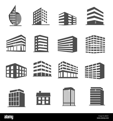 Edificio Vector Conjunto De Iconos Fotograf A De Stock Alamy