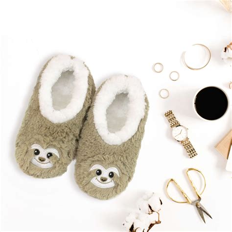 Slumbies Sloth Furry Foot Pals Womens At Mighty Ape Nz