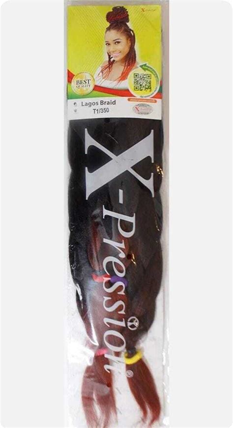 X Pression Xpression Lagos Braid Pre Stretched Braiding Hair Extension 42 And 46 Ebay