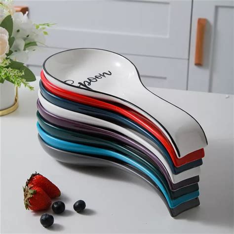 Homecharmsph High Quality Large Ceramic Porcelain Spoon Rest for Buffet ...