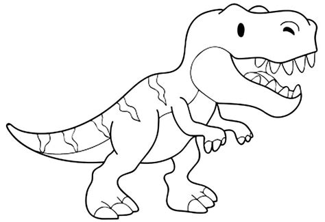 T Rex Para Colorir - 50+ Desenhos para colorir de dinossauro T-Rex - Dicas Práticas