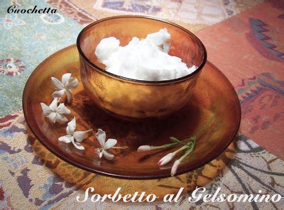 Sorbetto Al Gelsomino Granita Sorbetto Ricette Siciliane