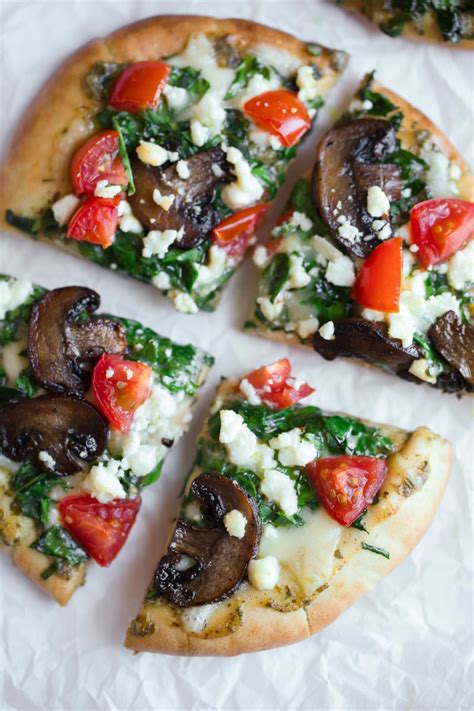 Pesto Pita Pizza With Spinach And Feta Peas And Crayons