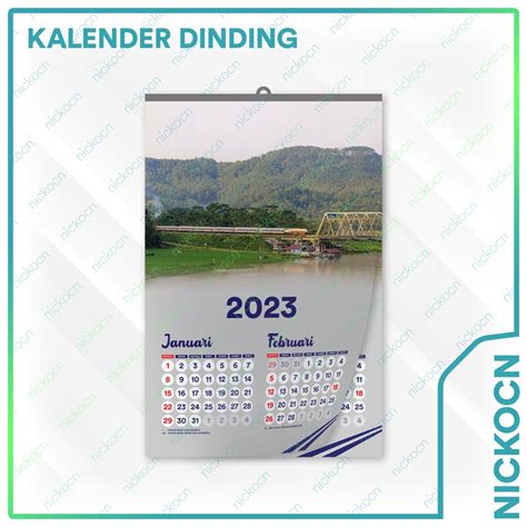 Jual Kalender Dinding Tema Kereta Api Shopee Indonesia