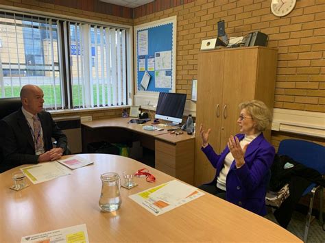 Rt Hon Dame Andrea Leadsom Dbe Mp Visit To Magdalen College School