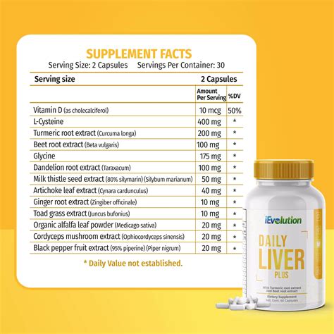 Daily Liver Plus Liver Detox Cleanse Healthy Liver 60 Capsules