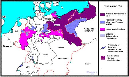 Map Of Prussian Empire