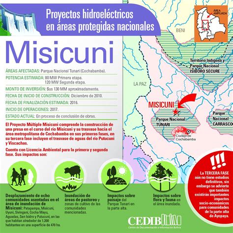 Misicuni Proyectos Hidroel Ctricos En Reas Protegidas De Bolivia La