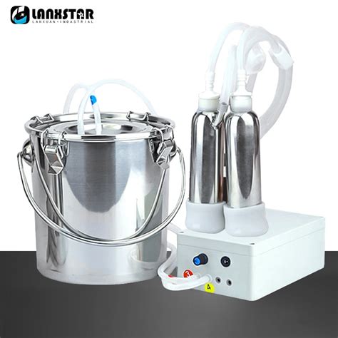 5L/3L Milking Machine Milker Automatic Electric Pulsating for Farm Cows ...