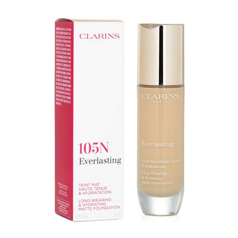 Clarins Everlasting Long Wearing Hydrating Matte Foundation N Nude Ml Oz Strawberrynet AU