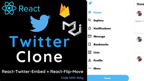 Twitter Clone Using React Firebase Hosting And Real Time Storage