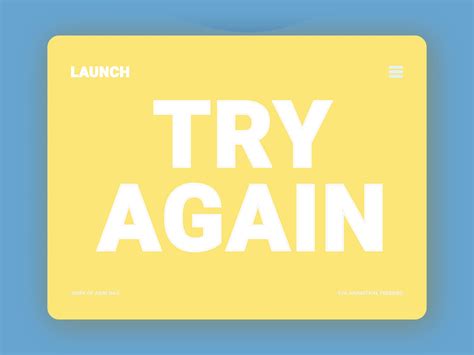 Launch Try Again Svg Animation Freebies By Asim Das On Dribbble