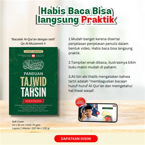 Jual Panduan Tajwid Tahsin Buku Panduan Teori Dan Lengkap Shopee