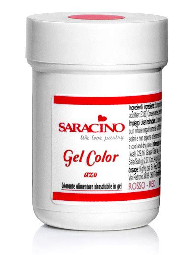 Rosso Colorante Alimentare In Gel Gr Saracino