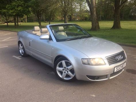 Audi A4 S Line 2 4 V6 2003 Convertible Cabriolet In Poole Dorset Gumtree