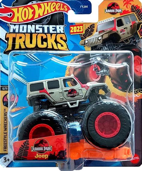 Auto JEEP Jurassic Park Samochodzik Terenowy Monster Trucks Hot Wheels 887961705393 Cena