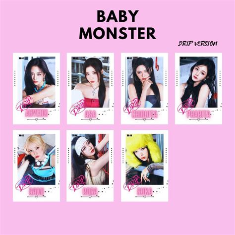 Jual POLAROID BABY MONSTER HOT SAUCE PCS BABYMONSTER KPOP UNOFFICIAL CHIQUITA PHARITA RORA
