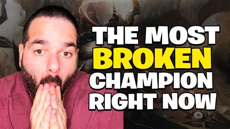 The Most Broken Champion Right Now In League Youtube