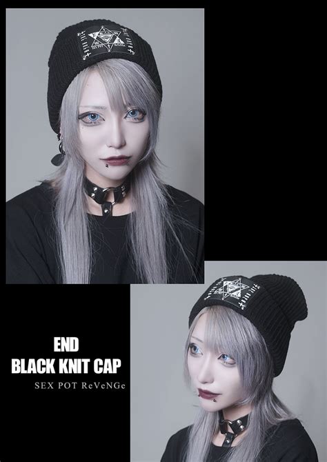 END BLACK ニットキャップ SEX POT OFFICIAL WEB SHOPパンクロックファッション通販