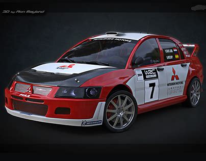 Mitsubishi Evo Rally Projects :: Photos, videos, logos, illustrations and branding :: Behance