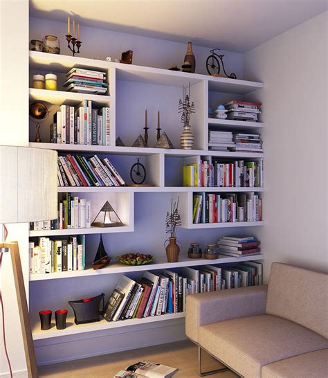 Floating Built In Bookshelves Hampstead Bookshelves In Bedroom