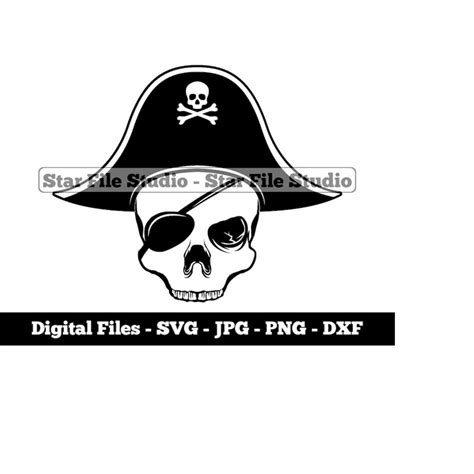 Pirate Skull 2 Svg, Pirate Svg, Skull Svg, Pirate Skull Png, - Inspire ...