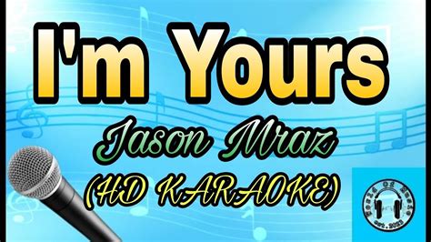 Im Yours Jason Mraz Karaoke With Lyrics Hd Karaoke Youtube