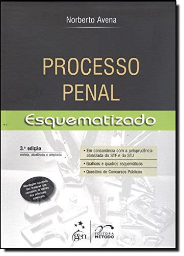 Livro Processo Penal Esquematizado Noberto Avena Ed Amazon