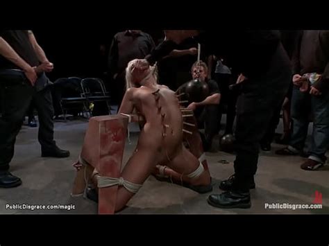 Zippered Blonde Katie Summers Is Bound On Knees By Domme Princess Donna Dolore And Mouth Fucked