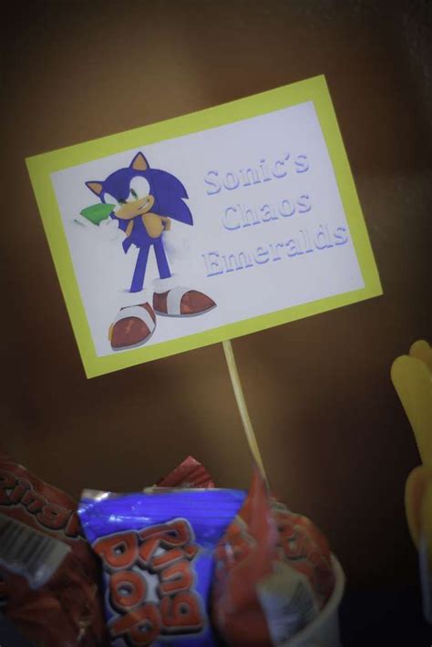 Sonic Birthday Parties Sonic Party Birthday Party Snacks Fourth