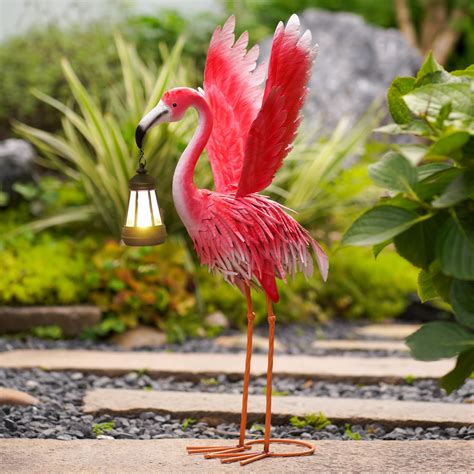 Snapklik.com : Nacome Flamingo Decor For Garden Yard Art: Solar Pink ...