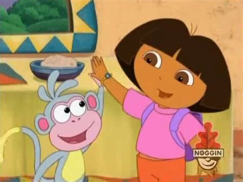 Dora and Boots High Fiving by mimimeriem on DeviantArt