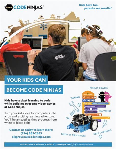 Code Ninjas Coding And Computer Classes Elk Grove Ca