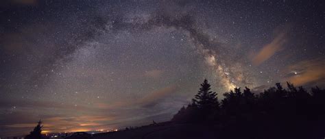 Milky Way over Acadia National Park [OC][7134x3062] : spaceporn