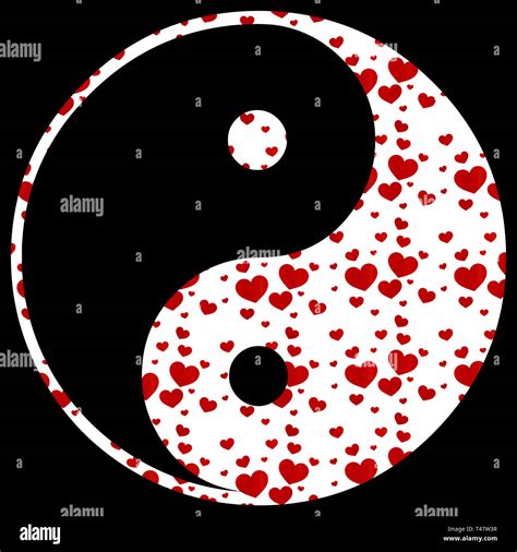 Ilustración chino yin yang feng shui equilibrio silueta zen taoísmo