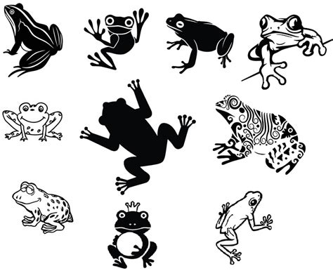 Frog Silhouette SVG