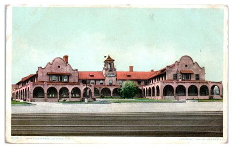 Early 1900s Hotel Castaneda, Las Vegas, NM Postcard | United States - Roadside America - Hotels ...