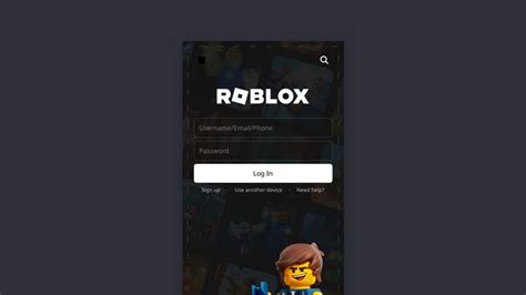 Roblox Login Redesign