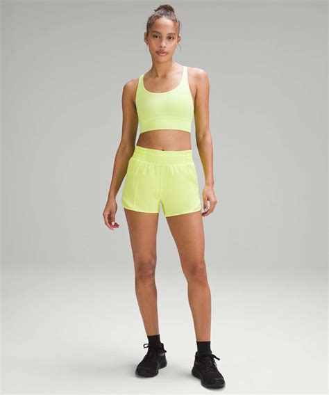 Lululemon Hotty Hot High Rise Lined Short Electric Lemon Lulu Fanatics