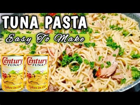 TUNA PASTA Quick And Easy Tuna Pasta Recipe YouTube