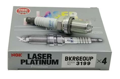 4pc OEM Laser Platinum Spark Plugs NGK 3199 Bkr6equp For Sale Online EBay