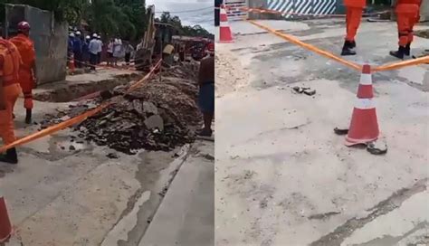 V Deo L Funcion Rio Da Guas De Manaus Morre Soterrado Durante Obra