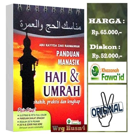 Jual Buku Panduan Manasik Haji Dan Umrah Shahih Praktis Lengkap Spiral