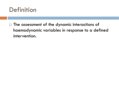 Ppt A Review Of Functional Haemodynamic Monitoring Powerpoint